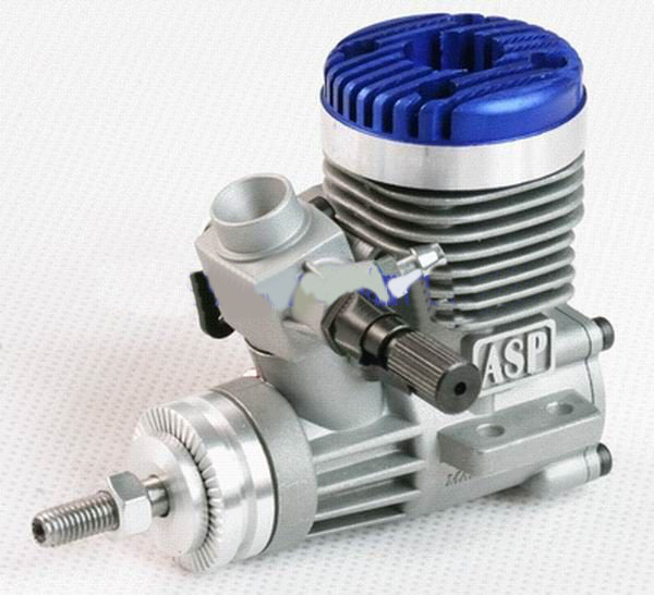 ASP S15A Engine for Airplanes Blue Head Version