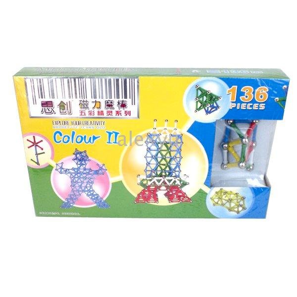 +>Magic Magnet Set Explore Your Creativity (136pcs in One Pack)