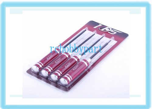 KDS Hex Screw Driver Adjustment RC Tools 3001 for All Helicopter (4pcs)
