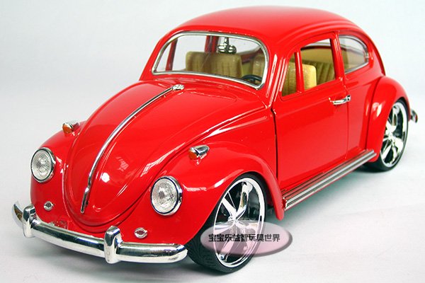 Promotion Christmas Gift Best Quality Brand New Kinsmart 1:18 Beetle Pull Back & Die Cast Car Model / Alloy Car+Free Shipping
