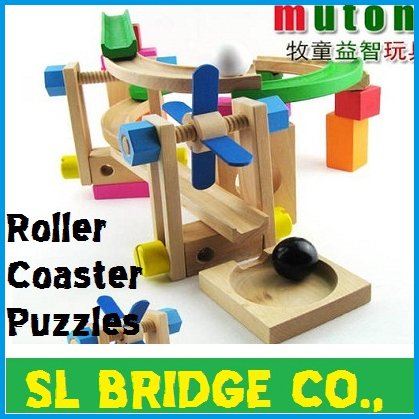 Roller Coaster Building Blocks Educational Toys+toy