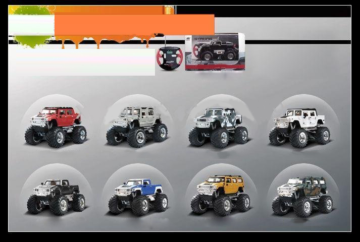 Toys 24pcs RC Buggy.Radio Remote Control RC Cross Country Mini Racing Car 8color+Big Wheels Cars