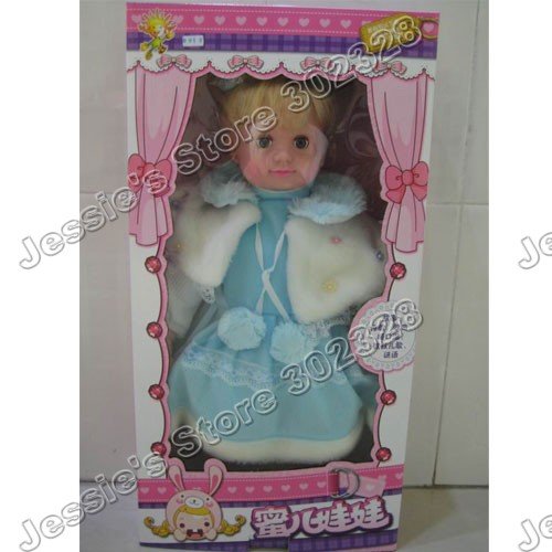 Novelty Toy Intelligent Bilingual Speaking Doll Cute Interactive Doll Children Educational Toy Free Shipping