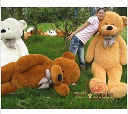 Best Selling New Arrival 50% Off Discount and Cleanrance High Quality 6.56 FEET TEDDY BEAR STUFFED LIGHT BROWN GIANT JUMBO 78"