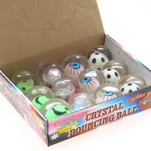 Free Shipping Crystal Ball, Multicolored Light-emitting Ball, Elastic Ball,fashion LED Ball,led Ball(small)