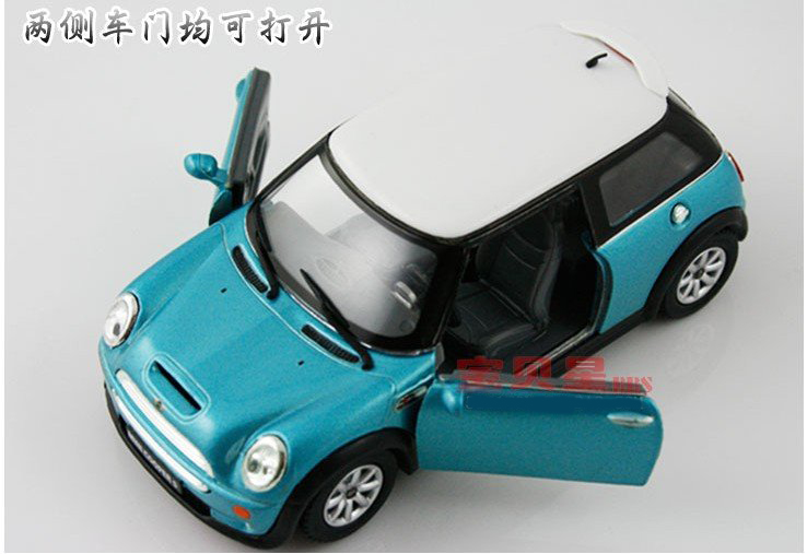 Free Shipping + MINI Copper S Car Model /alloy Metal /Car Model 1:28 +Real+Free Shipping