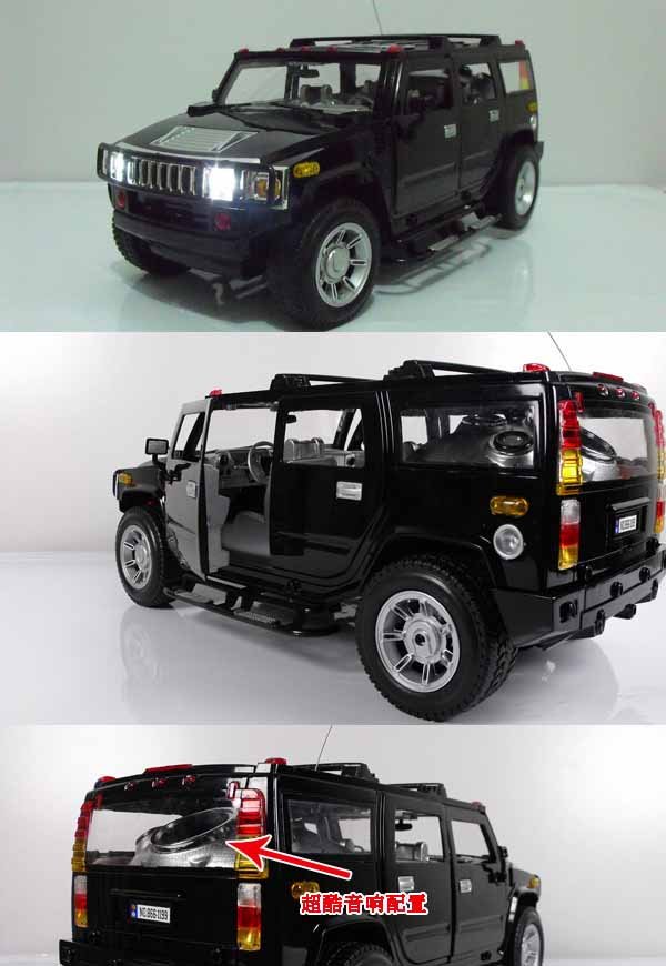 Free Shipping RC TOYSHummer H2 Super SUV Cross Country Remote Control Cars 5pcs/lot Red Color