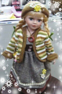 Decoration Baby Doll  Fashion Doll Plastic Type Mini Doll
