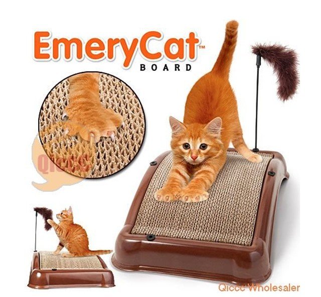 Emery Cat Board As Seen On TV Scratcher Nail Trimmer
