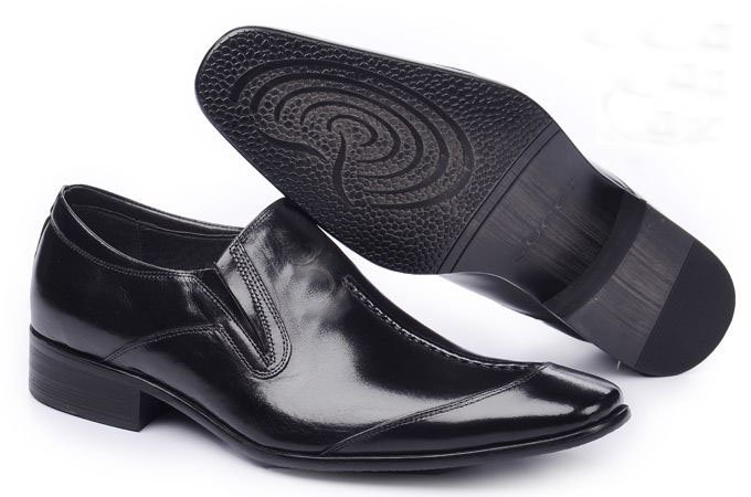 Wholesale New Arrival AAA Calf Leather Dress Shoes Men's Leather Shoe Men Black Cow Leather Shoes 04