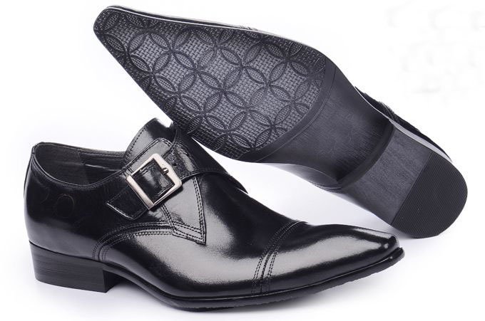 Wholesale New Arrival AAA Calf Leather Dress Shoes Men's Leather Shoe Men Black Cow Leather Shoes 02