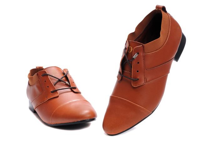 Free Shipping! Brand Men's Coffee Color Leather Shoes Dress Shoes Size:US7-US12
