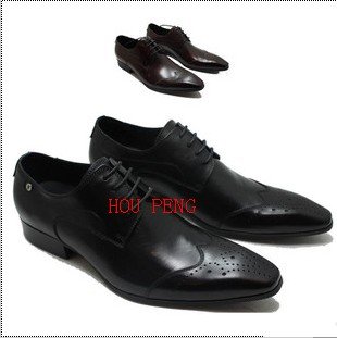 Free Shipping New Real Leather Men's Dress Shoe Wholesale and Retail