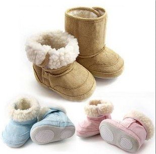 Thick Winter High Snow Boots Baby Boots to Help Cotton Padded 1127T17