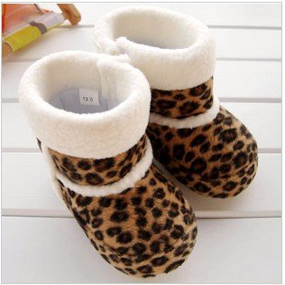 Yellow Snow Leopard Boots Kids Snow Boot Soft Baby BoNEW BOOTS Kids Snow Boot Soft Baby Boots 5 Pairs/lot Free Shipping
