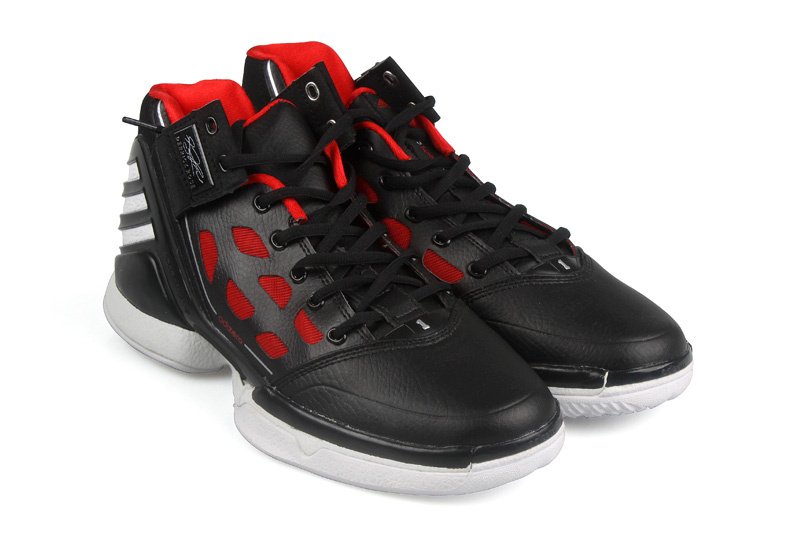 Free Shipping- Rose 2.0,white Black&red Basketball Shoes,sports Shoes,sneakers,footwear