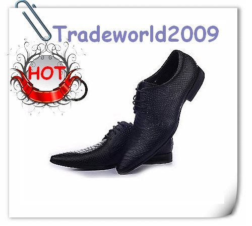 Discount Men's Dress Shoes Black Fashion Leather Men Dress Shoes