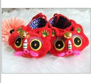 Free Shipping Brand New Manual Tiger Padded Boots Baby Soft Bottom Shoes Padded Boots Babies Shoes Baby Padded Boots 10pairs