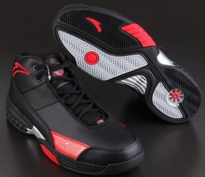 Free Shipping Wholesale ANTA Shoes Style Sport Shoes, Basketball Shoes, Black.