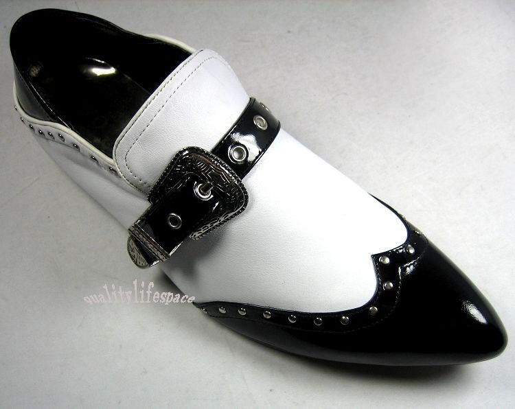 New Arrival Men's Genuine Leather Shoes Wing Tip Rivets