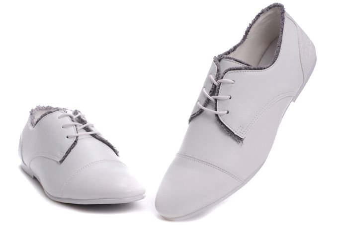 Free Shipping! Brand Men's Plush White,black Leather Shoes Dress Shoes Size:US7-US12