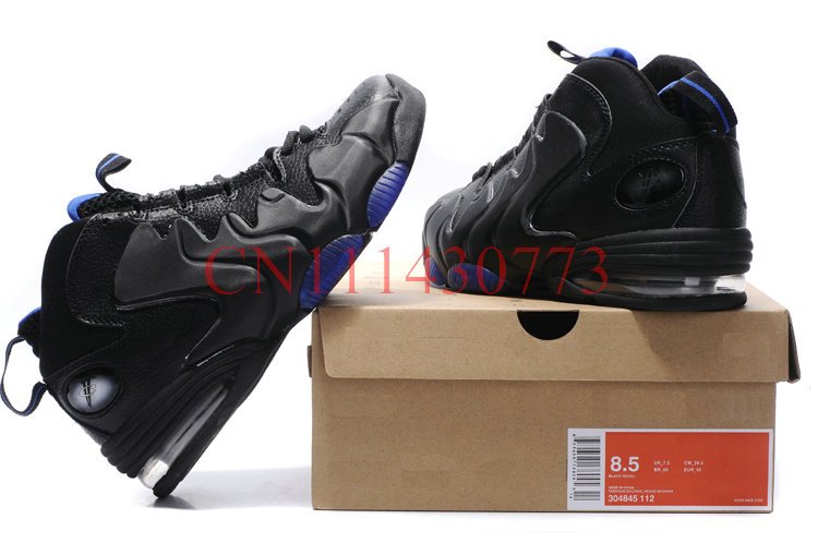 Black/Blue 304845 110 Men's Air Wavy Basketball Shoes