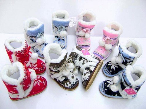 Free Shipping Genuine Cowhide Infant Shoes,Baby Shoes,Children Shoes,Keeping Warm Shoes,crochet Child Snow Boot,red,brown,pink