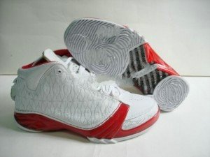 Wholesale-retail PayPal Free Shipping Sport Shoes,basketball Shoes,men Shoes White/red