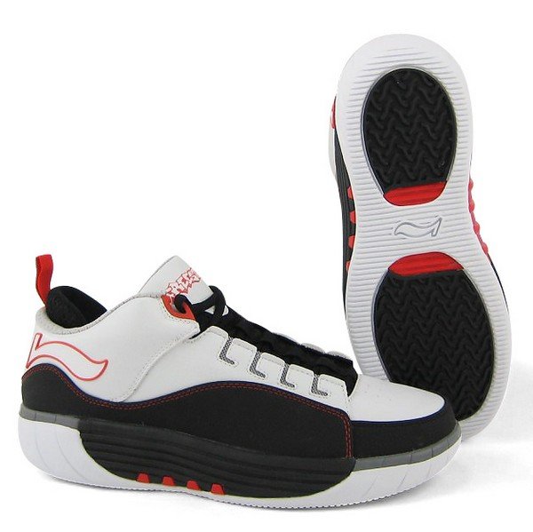 Free Shipping, Wholesale 2010 New China Brand Shoes Li-Ning Sport Shoes,Basketball Shoes,Balck Red.