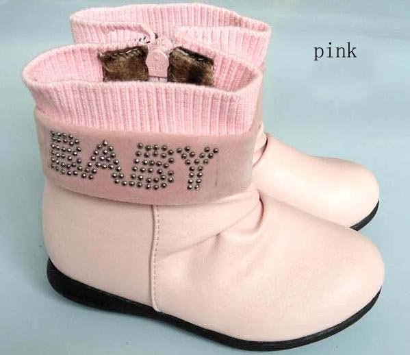 10pcs Christmas Boots Baby Boots Princess Boots 13.5-15.5CM Leather Boots