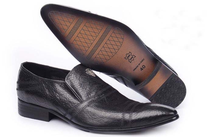 Wholesale New Arrival Calf Leather Dress Shoes Men's Leather Shoe with Black Fashion Men Cow Leather Shoes 01