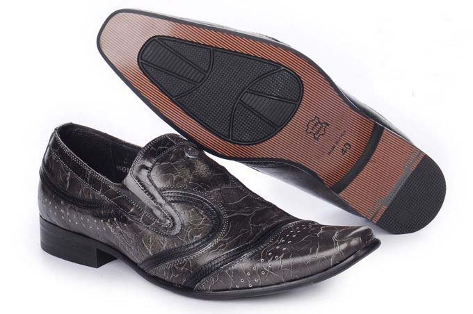 Wholesale New Arrival Calf Leather Dress Shoes Men's Leather Shoe with Black Fashion Men Cow Leather Shoes 02