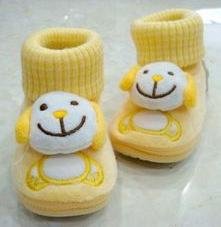 Lovely Animal Head Baby Padded Boots