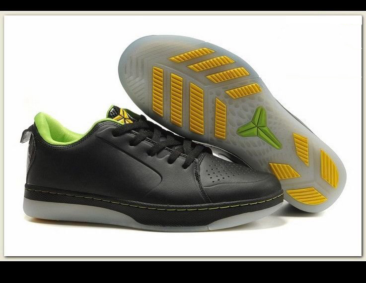 Free Shipping Zoom 24 Men's Basketball Shoes (Black / Gold / Green)