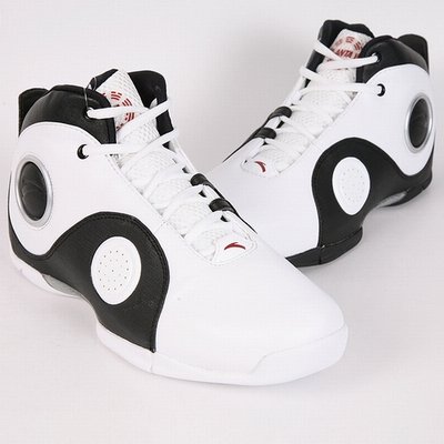 Best Offer Authentic Chinese Brand Shoes ANTA Sport Shoes,Basketball Shoes,Balck White.