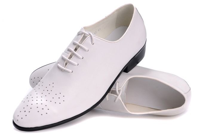Free Shipping! Brand Men's White With Lace Butterfly, Breathe Freely Leather Shoes Size:US7-US12
