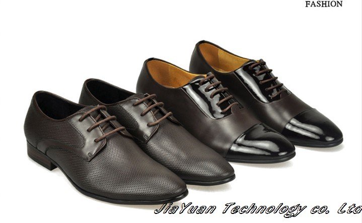 Man Business Leather Shoes Cow Leather First Layer Nubuck as Upper