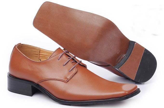 Wholesale New Arrival Calf Leather Dress Shoes Men's Leather Shoe with Brown Fashion Men Cow Leather Shoes 03