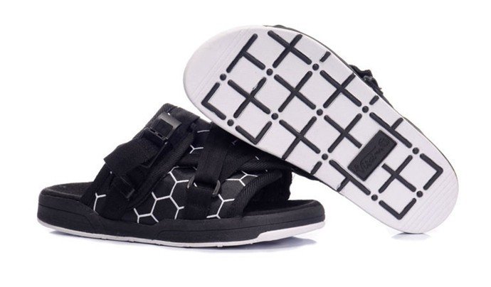 2pcs Men's VISVIM Christo SlipFlops Mens Visvim Slippers Visvim Slip Flops Visvim Shoes Men Sandals