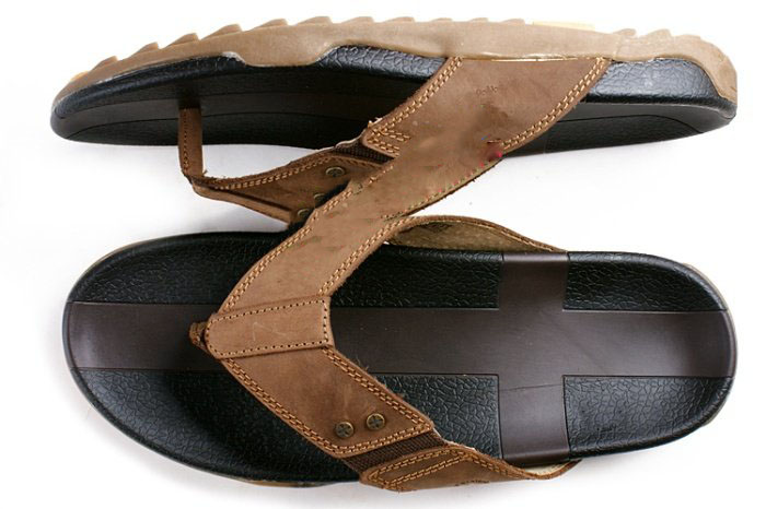 HOT! Wholesale Men's Summer Shoes,fashion Summer Leather Slippers,flip Flops, Excellent Quality!Size:39-44