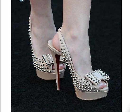 5pair/lot Wholesale Star's Favorites New Style Brand High-heeled Shoes Genuine Leather Women's Dress Shoes