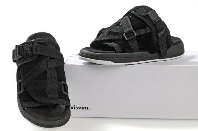 Low Price Men's VISVIM Christo SlipFlops Mens Visvim Slippers Visvim Slip Flops Visvim Shoes Men Sandals Hotsell4