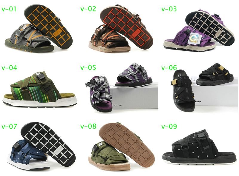 67 Styles ) Hot !Free Shipping 2010 Summer New Styles Men&women VISVIM Slippers Sandals Slipper Size:36-45