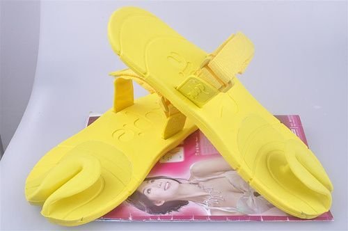 2011 Discount Price Dopie Slipper UK Tide Slippers Men's Fashion Slippers Dopie Flip Flops Size 40-44 Yellow Color 5 Pairs/lot