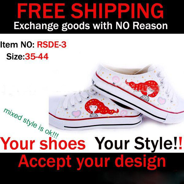 Free Shipping Custom Hand Painted Shoes