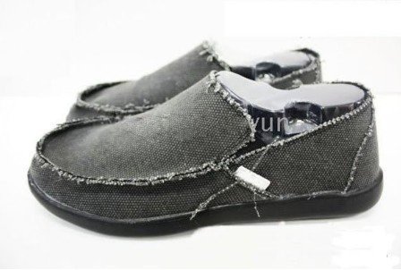 Black SANTA CRUZ Canvas Mens Man Casual Shoe Shoes