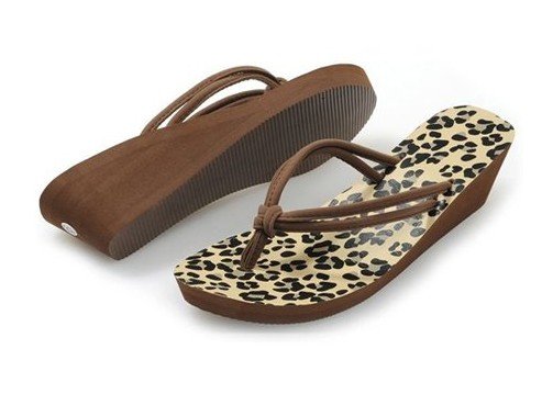 WOMEN WEDGE FLIP FLOPS SHOES SANDLES 5.5 HEEL SZ 5-9 FREE SHIPPING