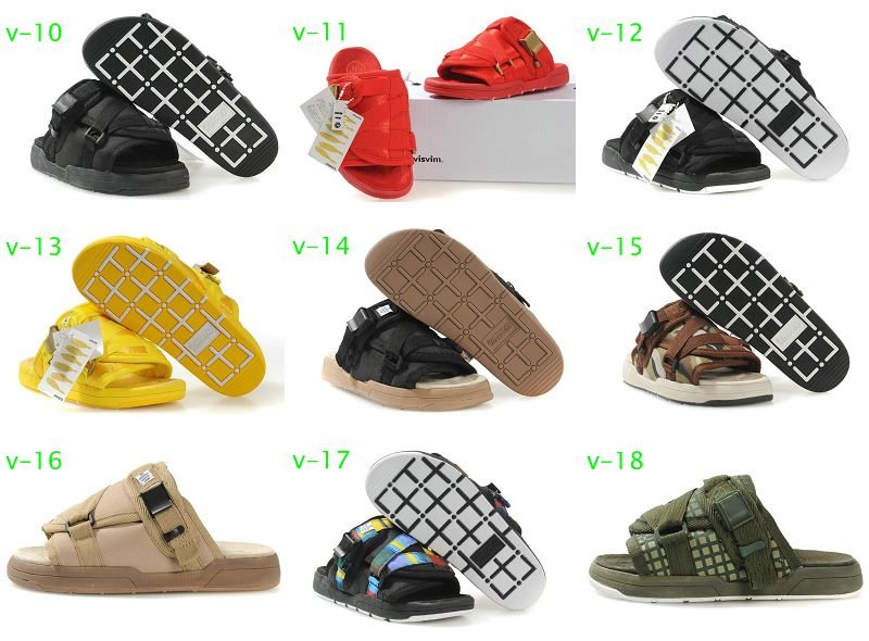 67 Styles ) Hot !Free Shipping 2010 Summer New Styles Men&women VISVIM Slippers Sandals Slipper Size:36-45 V-01