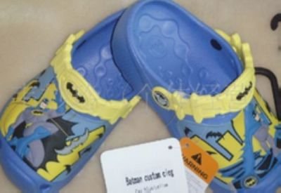 Paypal Wholesale Authentic Croslite Eva Batman Custom Clog Free Shipping
