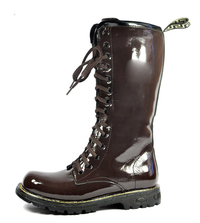 Free Shipping New Paint Bright Belt Zipper Speed Off Martin Boots Han2 Ban3 Man Tall Canister Boots South Boots